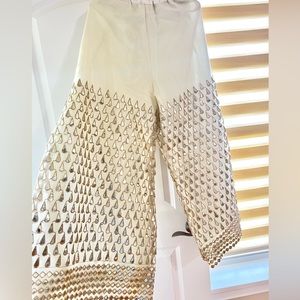 Dusty Pink Wide Palazzo Suit